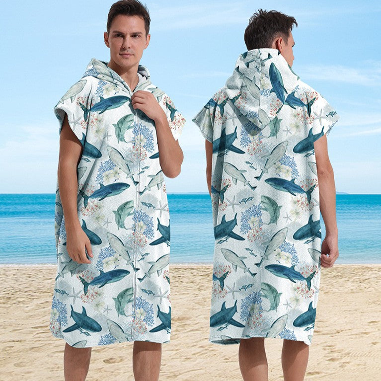 Hooded Microfiber Changing Towel