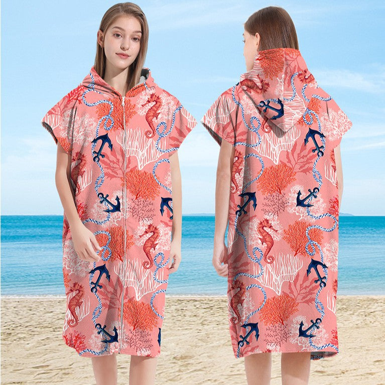 Hooded Microfiber Changing Towel