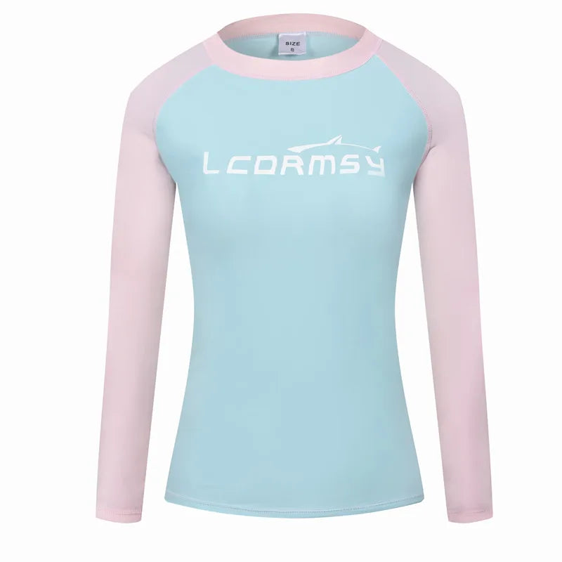 Ladies Rash Guard Long Sleeve Top