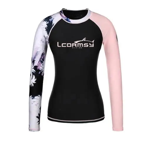Ladies Rash Guard Long Sleeve Top