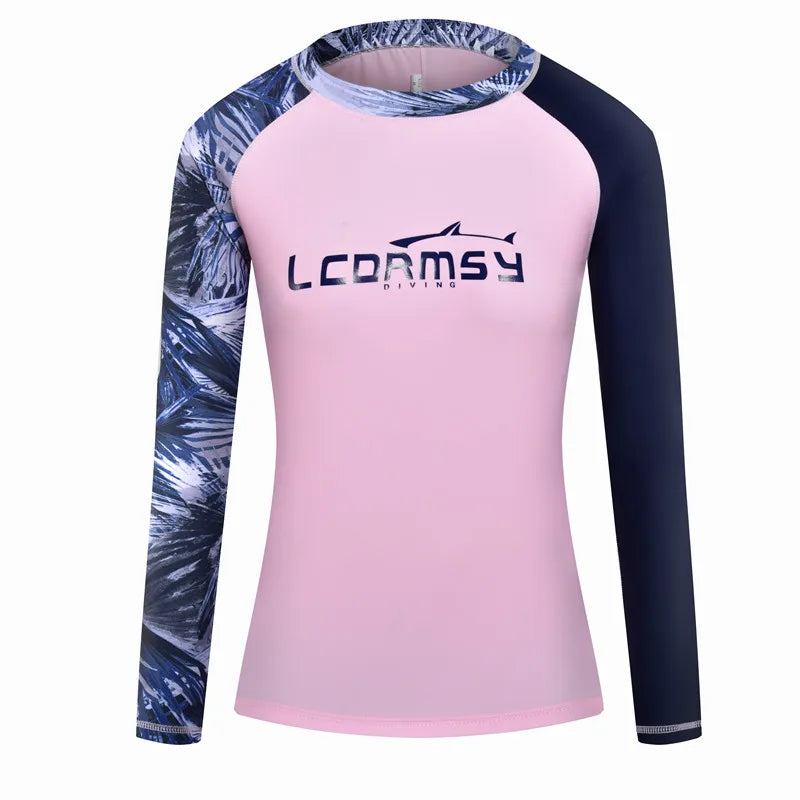 Ladies Rash Guard Long Sleeve Top