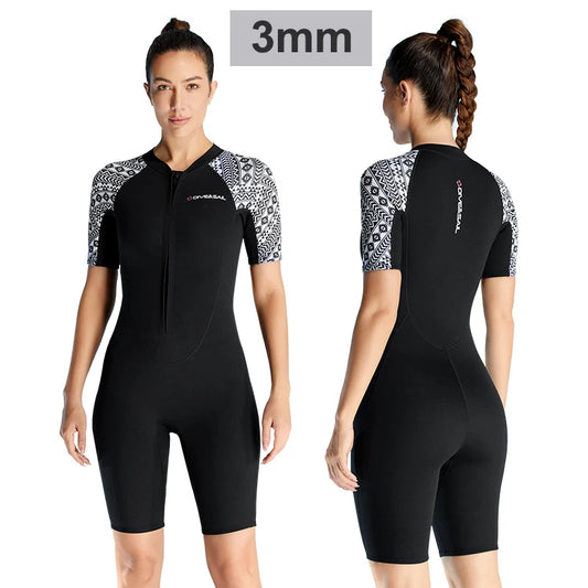 Ladies and Men's 3mm Shortie Wetsuit