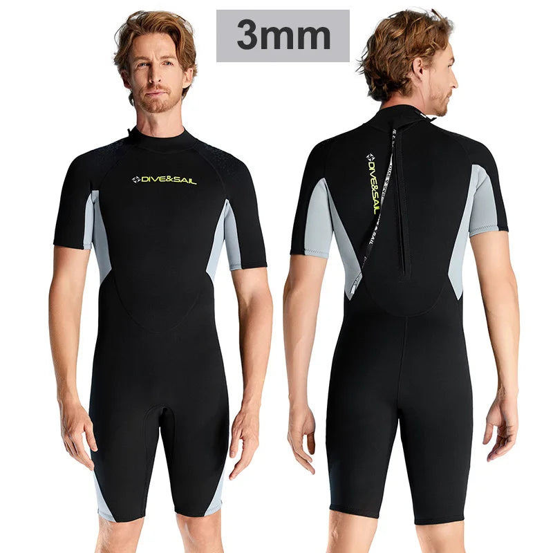 Ladies and Men's 3mm Shortie Wetsuit