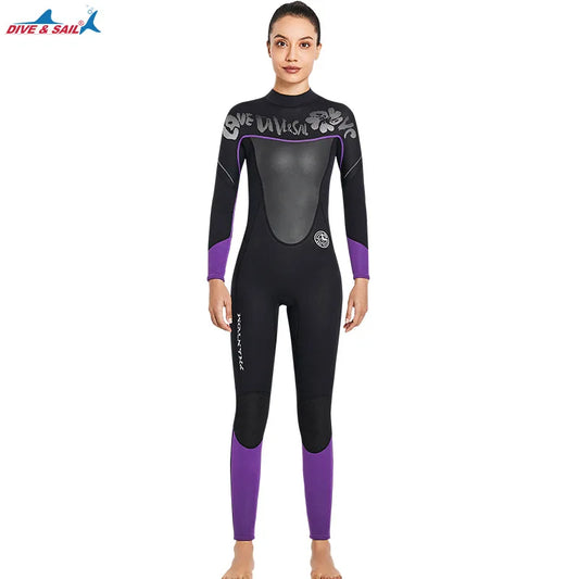 Ladies and Men's Full Body 3mm Wetsuit