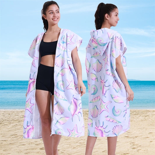 Hooded Microfiber Changing Towel
