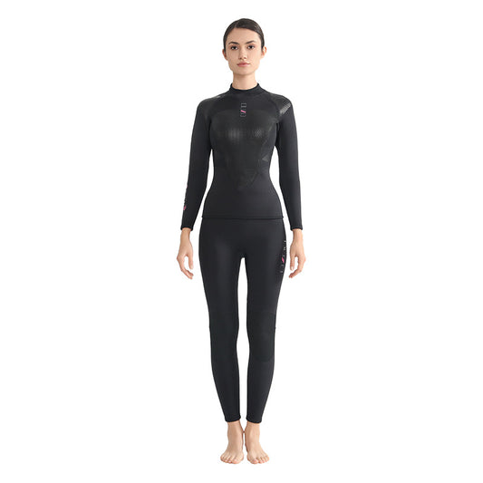 Ladies and Men's Two Piece Full Body Dive Skin