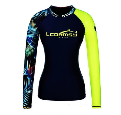 Ladies Rash Guard Long Sleeve Top