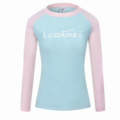 Ladies Rash Guard Long Sleeve Top