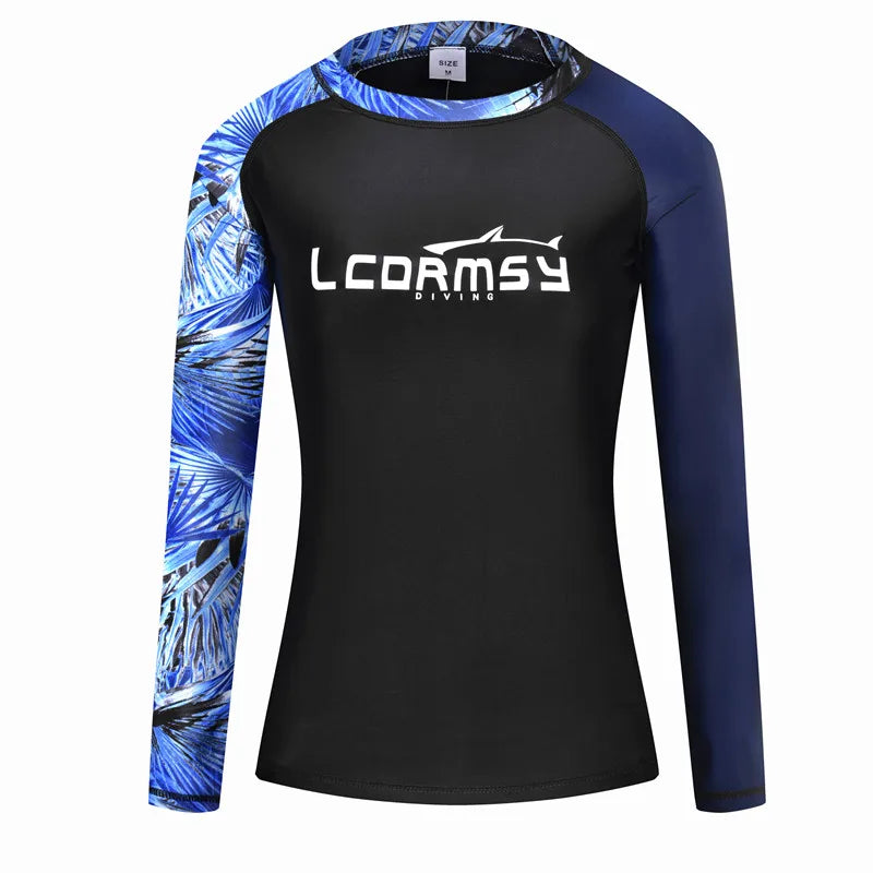 Ladies Rash Guard Long Sleeve Top