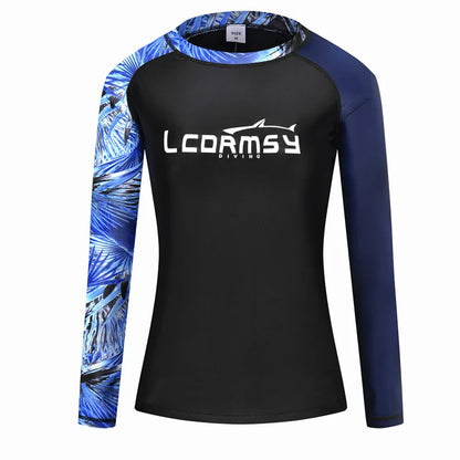 Ladies Rash Guard Long Sleeve Top