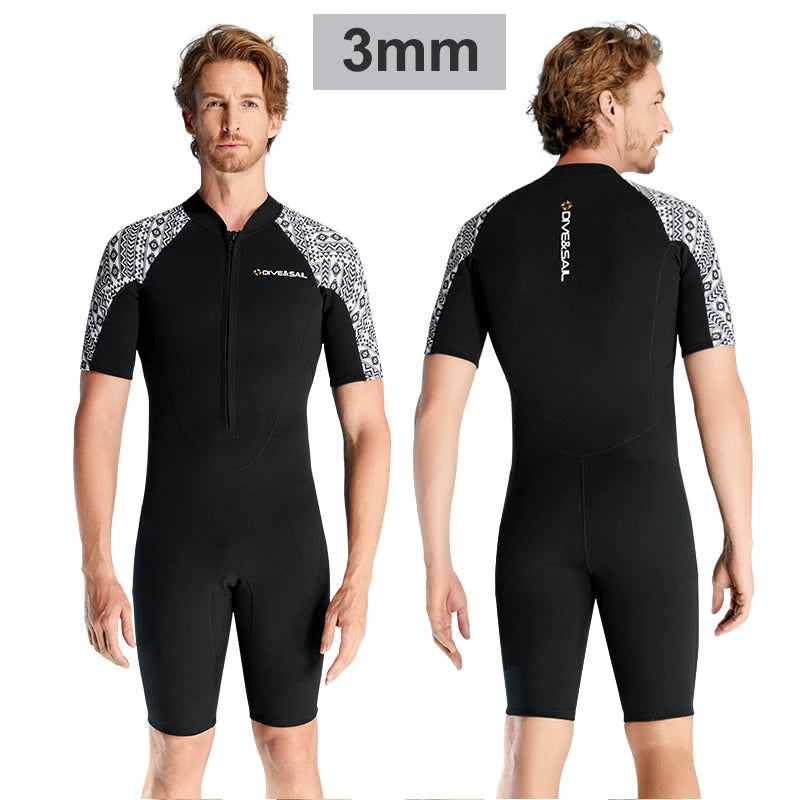 Ladies and Men's 3mm Shortie Wetsuit